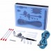 AIR BRUSH KIT DOUBLE FUNCTION WITH 3 NEEDLES ( 0.2 / 0.3 / 0.5 mm ) / 7ml